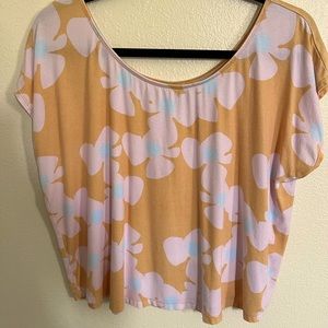 Ava Sky Floral Top SIZE XS